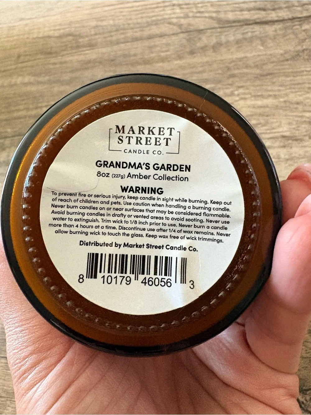 Grandma's Garden 8oz Soy Candle Market Street Candle Co.